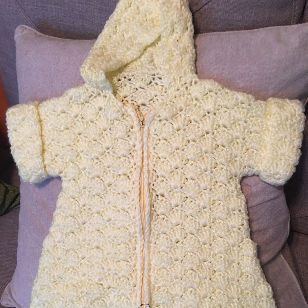 Knit baby bunting. NWOT